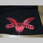 Cock Sparrer   čierne teplákové kraťasy s tlačeným logom