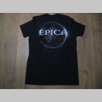 Epica čierne pánske tričko materiál 100% bavlna