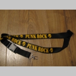 Punk Rock textilná šnúrka na krk ( kľúče ) materiál 100% polyester