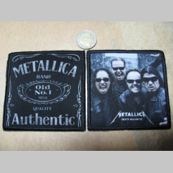 Metallica  ofsetová nášivka po krajoch obšívaná cca. 9x9cm  cena za 1ks!!!