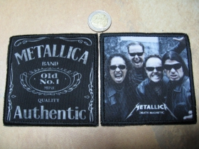 Metallica  ofsetová nášivka po krajoch obšívaná cca. 9x9cm  cena za 1ks!!!