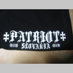 Patriot Slovakia  čierne teplákové kraťasy s tlačeným logom