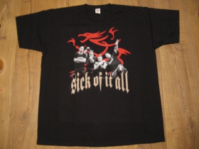 Sick Of it All - čierne p&aacute;nske tričko 100%bavlna