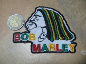 Bob Marley nažehľovacia nášivka (možnosť nažehliť alebo našiť na odev)