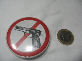 Stop zbraniam!  odznak veľký,  priemer 55mm