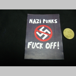 Dead Kennedys - Nazi Punks Fuck Off!  nálepka 10x7cm