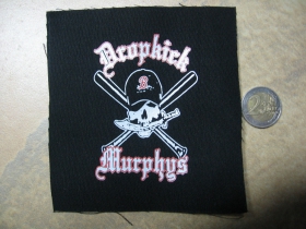 Dropkick Murphys  malá potlačená nášivka rozmery cca. 12x12cm (neobšívaná)