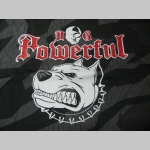 Powerful Dog  nočný maskáč-Nightcamo SPLINTER, pánske tričko 100%bavlna