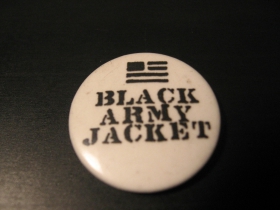 Black Army Jacket odznak priemer 25mm