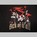 Sick Of it All - čierne pánske tričko 100%bavlna Sick Of it All - čierne pánske tričko 100%bavlna