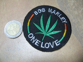 Bob Marley nažehľovacia nášivka (možnosť nažehliť alebo našiť na odev)