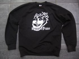 The Adicts - Songs of Praise  čierna mikina bez kapuce 80% bavlna 20%polyester