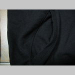 čistá čierna mikina na zips bez kapuce materiál  60% bavlna 40% Polyester