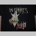 In Flames čierne pánske tričko materiál 100% bavlna