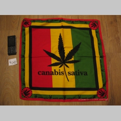 Rasta - Ganja - Tráva šatka materiál: 100%bavlna, rozmery: cca.52x52cm