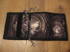 Nightwish hrub&aacute; pevn&aacute; textiln&aacute; peňaženka s retiazkou a karab&iacute;nkou