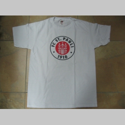 St. Pauli  biele pánske tričko 100%bavlna značka Fruit of The Loom