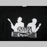 Blues Music  čierne tielko 100%bavlna