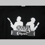 Blues Music  mikina s kapucou stiahnutelnou šnúrkami a klokankovým vreckom vpredu 