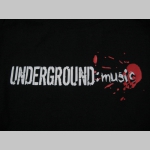 Underground Music  chrbtová nášivka cca. 30x12cm  (po krajoch neobšívaná)