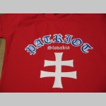 Patriot Slovakia  čierne detské tričko 100%bavlna Fruit of The Loom