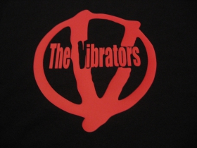 The Vibrators čierne dámske tričko materiál 100% bavlna