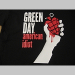 Green Day, čierne pánske tričko 100%bavlna 