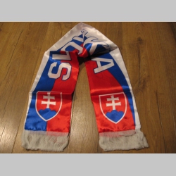 Slovakia &scaron;&aacute;l tenk&yacute; hladk&yacute; jar/leto rozmery 130x17cm 100%polyester 