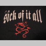 Sick Of it All - čierne pánske tričko 100%bavlna Sick Of it All - čierne pánske tričko 100%bavlna