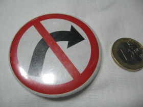 stop pravici!  odznak veľký,  priemer 55mm