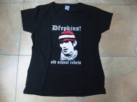 Dřepkins - Old School Rebel  dámske tričko Fruit of The Loom 100%bavlna 