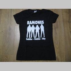 Ramones  čierne dámske tričko 100%bavlna