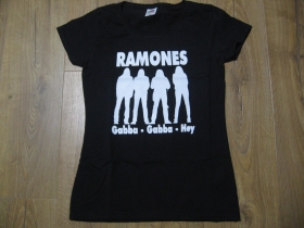 Ramones  čierne dámske tričko 100%bavlna