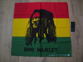 Bob Marley veľká Šatka 100%bavlna, rozmery cca.70 x 70cm