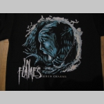 In Flames čierne pánske tričko materiál 100% bavlna