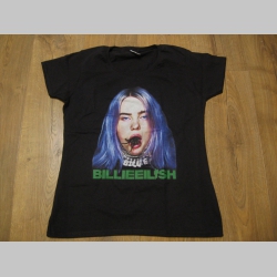 Billie Eilish čierne dámske tričko materiál 100% bavlna