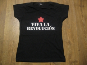 Viva la Revolucion dámske tričko 100 %bavlna značka Fruit of The Loom