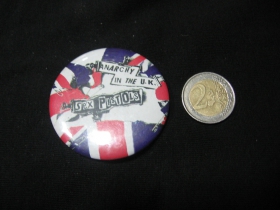 Sex Pistols   odznak veľký, priemer 55mm