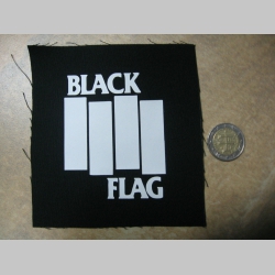Black Flag  malá potlačená nášivka rozmery cca. 12x12cm (neobšívaná)