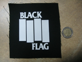 Black Flag  malá potlačená nášivka rozmery cca. 12x12cm (neobšívaná)