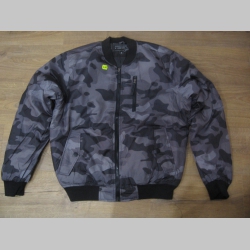 Zimná bunda Bomber stredne hrubá, tmavý nočný maskáč " nightcamo "