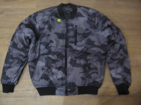 Zimná bunda Bomber stredne hrubá, tmavý nočný maskáč " nightcamo "