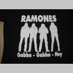 Ramones  čierne dámske tričko 100%bavlna