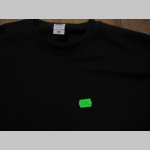 čierne čisté pánske tričko s dlhým rukávom materiál 100% bavlna   značka Fruit of The Loom