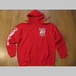 Oxymoron  čierna hrub&aacute; mikina na zips s kapucou stiahnuteľnou &scaron;n&uacute;rkami