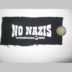 No nazis potlačená nášivka cca.12x6cm (po krajoch neobšívaná)