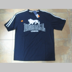 Lonsdale tmavomodré pánske tričko so šedým levom  35%bavlna 65%polyester