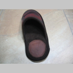 hrubé kvalitné papuče farba metro, materiál 65%polyester, 35%bavlna, futro vo vnútri flauš