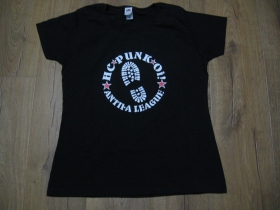 HC Punk Oi! Antifa League dámske tričko 100%bavlna značka Fruit of The Loom