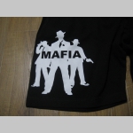 Mafia  čierne teplákové kraťasy s tlačeným logom
